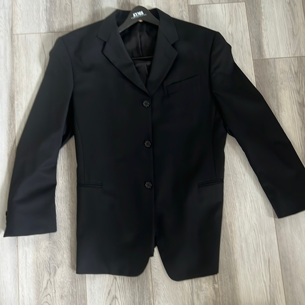 Donna Karan signature black mens suit!